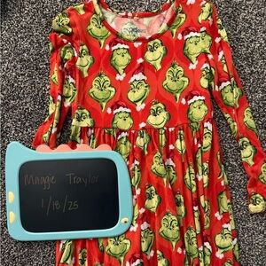 Posh peanut grinch twirl dress